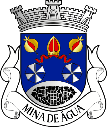 Brasão da Freguesia de Mina de Água - Mina de Água civil parish, coat-of-arms