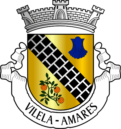 Brasão da antiga freguesia de Vilela - Vilela former civil parish, coat-of-arms