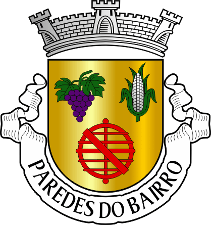 Brasão da antiga freguesia de Paredes do Bairro - Paredes do Bairro former civil parish, coat-of-arms Brasão da antiga freguesia de Paredes do Bairro - Paredes do Bairro former civil parish, coat-of-arms