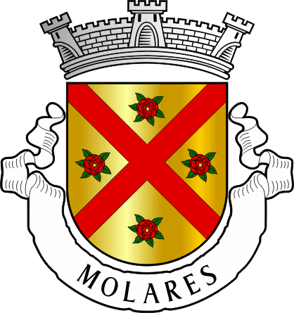 Brasão da antiga freguesia de Molares - Molares former civil parish, coat-of-arms