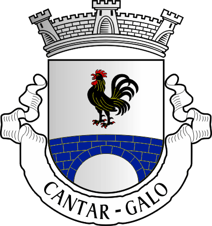 Brasão da antiga freguesia de Cantar-Galo - Cantar-Galo former civil parish, coat-of-arms