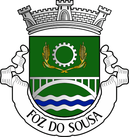 Brasão da antiga freguesia de Foz do Sousa - Foz do Sousa former civil parish, coat-of-arms