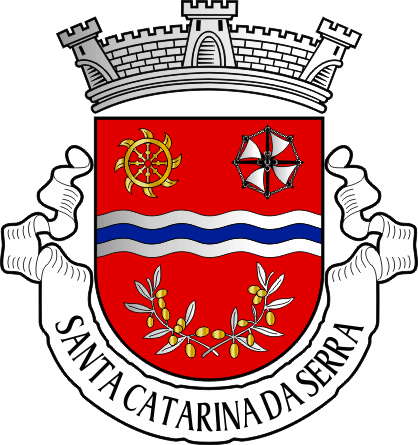 Brasão da antiga freguesia de Santa Catarina da Serra - Santa Catarina da Serra former civil parish, coat-of-arms