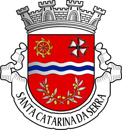 Brasão da antiga freguesia de Santa Catarina da Serra - Santa Catarina da Serra former civil parish, coat-of-arms