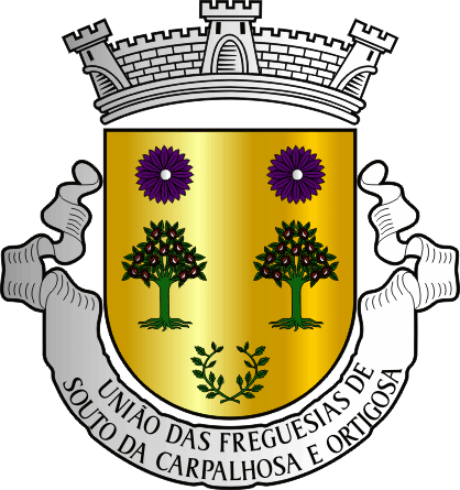 Brasão da União das freguesias de Souto da Carpalhosa e Ortigosa - Souto da Carpalhosa and Ortigosa civil parishes union coat-of-arms