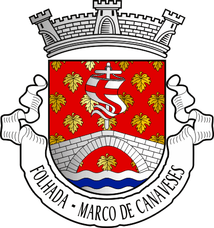 Brasão da antiga freguesia de Folhada - Folhada former civil parish, coat-of-arms