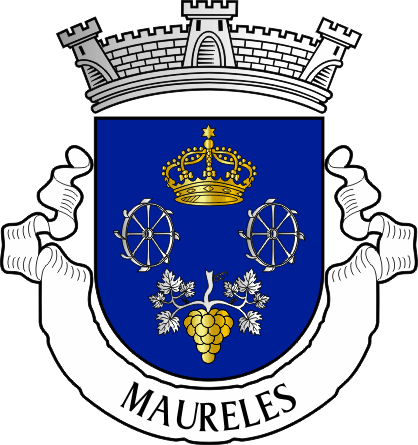 Brasão da antiga freguesia de Maureles - Maureles former civil parish, coat-of-arms
