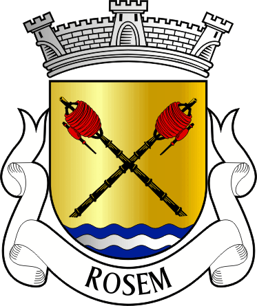 Brasão da antiga freguesia de Rosem - Rosem former civil parish, coat-of-arms
