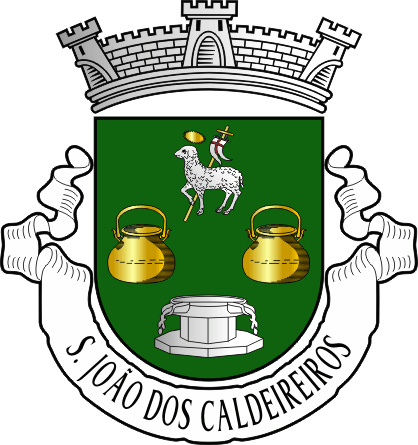 Brasão da freguesia de São João dos Caldeireiros - São João dos Caldeireiros civil parish, coat-of-arms