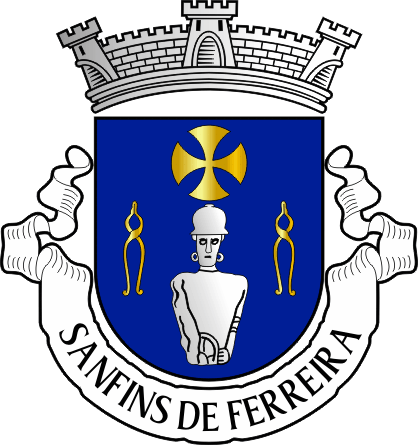 Brasão da antiga freguesia de Sanfins de Ferreira - Sanfins de Ferreira former civil parish, coat-of-arms