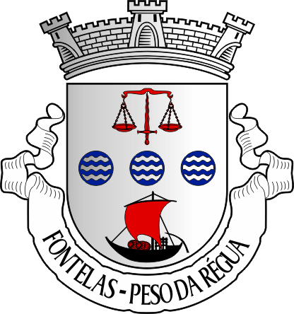 Brasão da freguesia de Fontelas - Fontelas civil parish, coat-of-arms