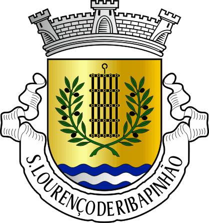 Brasão da freguesia de São Lourenço de Ribapinhão - São Lourenço de Ribapinhão civil parish, coat-of-arms