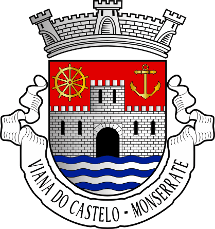 Brasão da antiga freguesia de Viana do Castelo (Monserrate) - Viana do Castelo (Monserrate) former civil parish, coat-of-arms