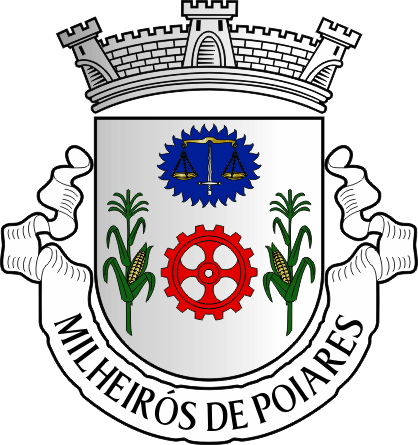 Brasão da freguesia de Milheirós de Poiares - Milheirós de Poiares civil parish, coat-of-arms