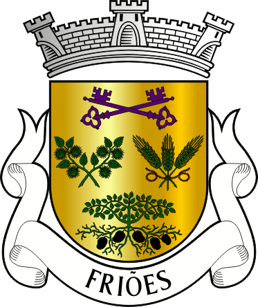 Brasão da freguesia de Friões - Friões civil parish, coat-of-arms Brasão da freguesia de Friões - Friões civil parish, coat-of-arms