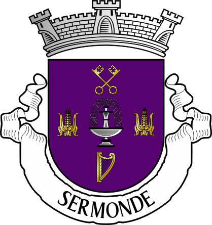 Brasão da antiga freguesia de Sermonde - Sermonde former civil parish, coat-of-arms