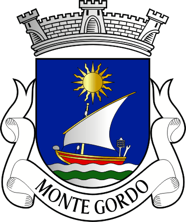Brasão da freguesia de Monte Gordo - Monte Gordo civil parish, coat-of-arms