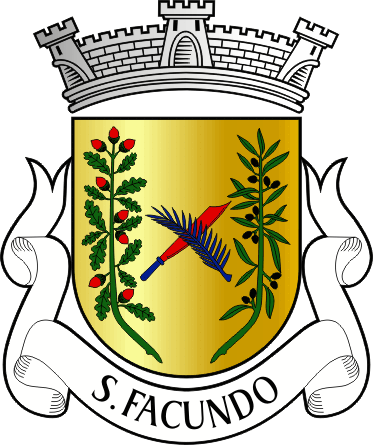 Brasão da antiga freguesia de São Facundo - São Facundo former civil parish, coat-of-arms Brasão da antiga freguesia de São Facundo - São Facundo former civil parish, coat-of-arms