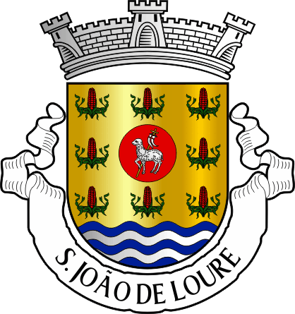 Brasão da antiga freguesia de São João de Loure - São João de Loure former civil parish, coat-of-arms Brasão da antiga freguesia de São João de Loure - São João de Loure former civil parish, coat-of-arms