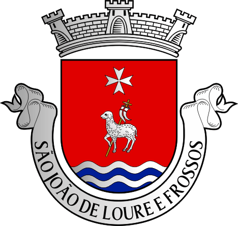 Brasão da Freguesia de São João de Loure e Frossos - São João de Loure and Frossos civil parish, coat-of-arms Brasão da Freguesia de São João de Loure e Frossos - São João de Loure and Frossos civil parish, coat-of-arms