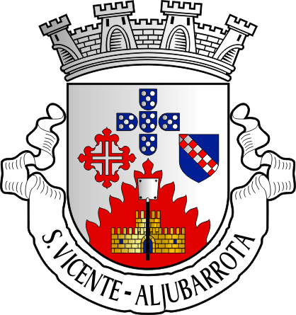 Brasão da antiga freguesia de Aljubarrota (São Vicente) - Aljubarrota (São Vicente) former civil parish, coat-of-arms