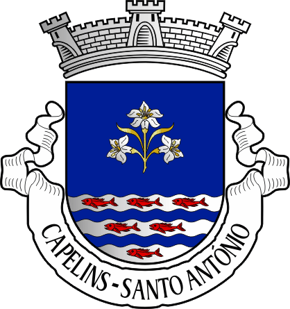 Brasão da freguesia de Capelins (Santo António) - Capelins (Santo António) civil parish, coat-of-arms