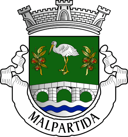 Heráldica da antiga freguesia de Malpartida Município de Almeida