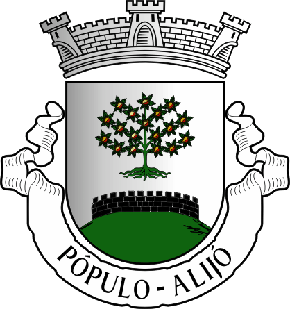 Brasão da antiga freguesia de Pópulo - Pópulo former civil parish, coat-of-arms