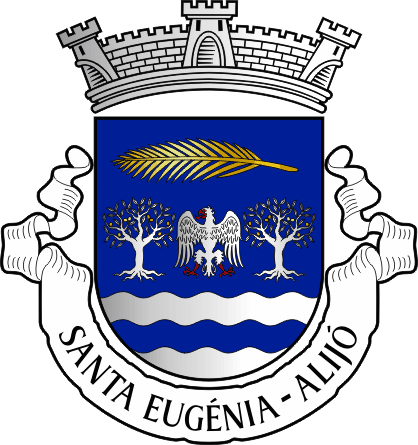 Brasão da freguesia de Santa Eugénia - Santa Eugénia civil parish, coat-of-arms