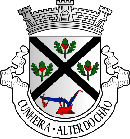 Brasão da freguesia de Cunheira - Cunheira civil parish, coat-of-arms Brasão da freguesia de Cunheira - Cunheira civil parish, coat-of-arms