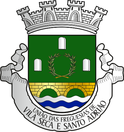 Brasão da União das freguesias de Vila Seca e Santo Adrião - Vila Seca and Santo Adrião civil parishes union, coat-of-arms