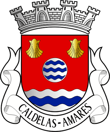 Brasão da antiga freguesia de Caldelas - Caldelas former civil parish, coat-of-arms