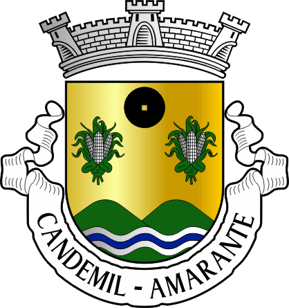 Brasão da freguesia de Candemil - Candemil civil parish, coat-of-arms