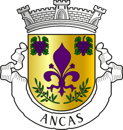 Brasão da antiga freguesia de Ancas - Ancas former civil parish, coat-of-arms