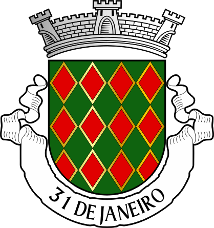 Brasão do posto administrativo de 31 de Janeiro - 31 de Janeiro administrative post coat-of-arms