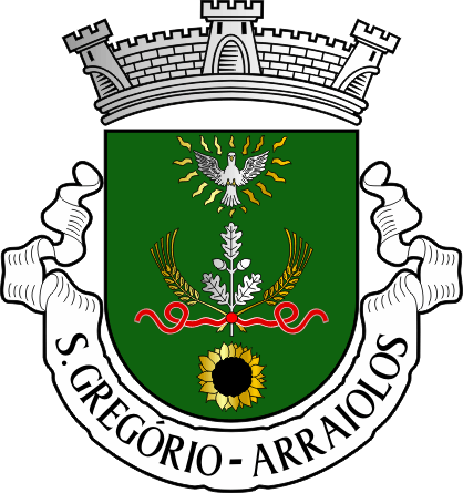 Brasão da antiga freguesia de São Gregório - São Gregório former civil parish, coat-of-arms