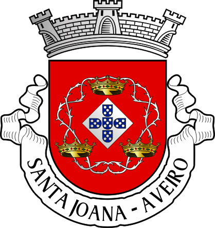 Brasão da freguesia de Santa Joana - Santa Joana civil parish, coat-of-arms Brasão da freguesia de Santa Joana - Santa Joana civil parish, coat-of-arms