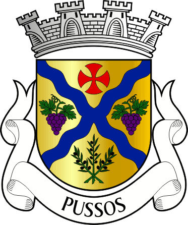 Brasão da antiga freguesia de Pussos - Pussos former civil parish, coat-of-arms