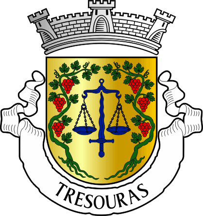 Brasão da antiga freguesia de Tresouras - Tresouras former civil parish, coat-of-arms