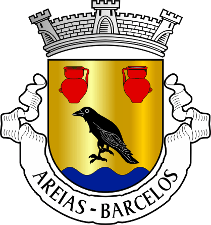 Brasão da freguesia de Areias - Areias civil parish, coat-of-arms