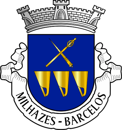 Brasão da antiga freguesia de Milhazes - Milhazes former civil parish, coat-of-arms