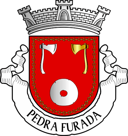 Brasão da antiga freguesia de Pedra Furada - Pedra Furada former civil parish, coat-of-arms Brasão da antiga freguesia de Pedra Furada - Pedra Furada former civil parish, coat-of-arms