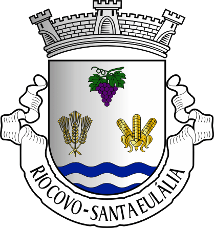 Brasão da antiga freguesia de Rio Covo (Santa Eulália) - Rio Covo (Santa Eulália) former civil parish, coat-of-arms