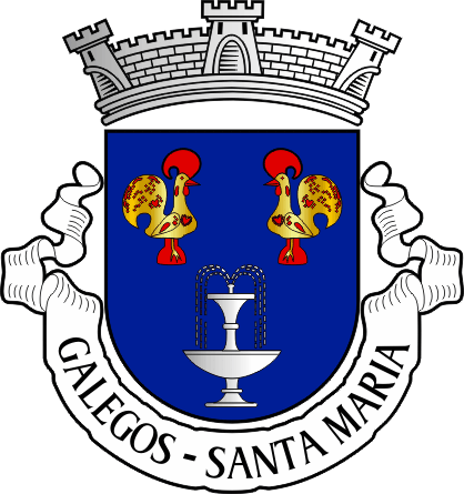 Brasão da freguesia de Galegos (Santa Maria) - Galegos (Santa Maria) civil parish, coat-of-arms