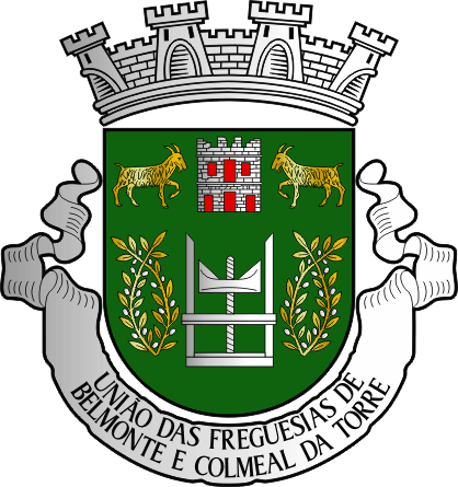 Brasão da União das freguesias de Belmonte e Colmeal da Torre - Belmonte and Colmeal da Torre civil parishes union coat-of-arms