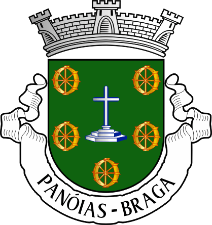 Brasão da antiga freguesia de Panóias - Panóias former civil parish, coat-of-arms Brasão da antiga freguesia de Panóias - Panóias former civil parish, coat-of-arms