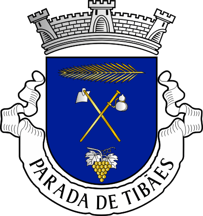 Brasão da antiga freguesia de Parada de Tibães - Parada de Tibães former civil parish, coat-of-arms Brasão da antiga freguesia de Parada de Tibães - Parada de Tibães former civil parish, coat-of-arms