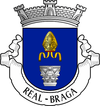 Brasão da antiga freguesia de Real - Real former civil parish, coat-of-arms