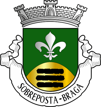 Brasão da freguesia de Sobreposta - Sobreposta civil parish, coat-of-arms