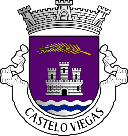 Brasão da antiga freguesia de Castelo Viegas - Castelo Viegas former civil parish, coat-of-arms